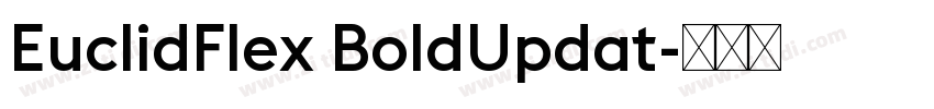 EuclidFlex BoldUpdat字体转换